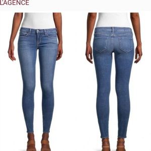 NWT L’agence size 27 Chantal low rise skinny jeans